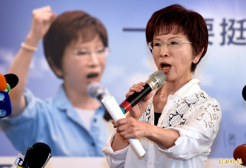 洪秀柱在25年立委生涯中，最突出的作為就是鍥而不捨地杯葛平反228的預算和法案。（記者朱沛雄攝）