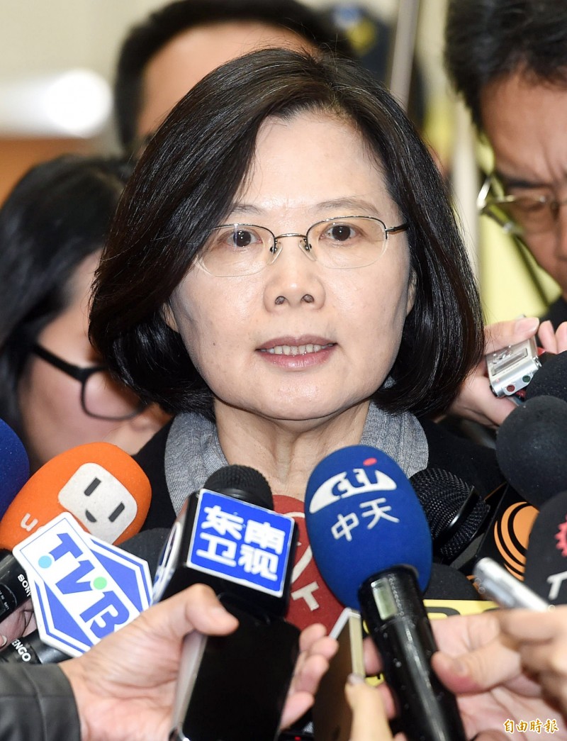 蔡英文當選後，馬英九提出由多數黨組閣的建議。（資料照，記者方賓照攝）