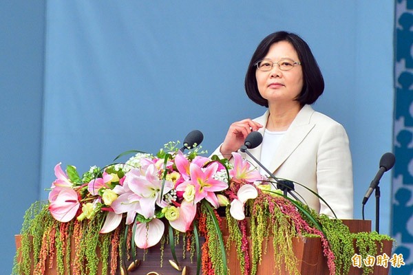 總統蔡英文在就職演說已對於兩岸關係給了明確的答案。（資料照，記者王藝菘攝）