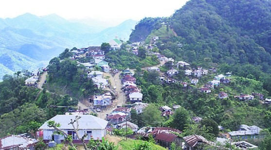 米佐拉姆邦小村落Khawbung。