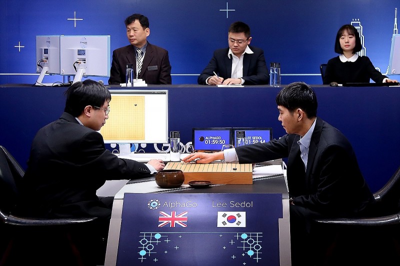 由谷歌開發的阿法狗，多日來擊敗了東亞頂尖棋士。（Google via Getty Images）