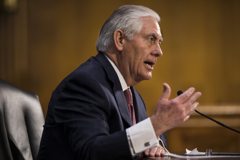 川普提名的國務卿提勒森11日表示，美國透過對台灣做出重要承諾，「我們需要重申並實踐《台灣關係法》和《六項保證》中的承諾。」（EPA）