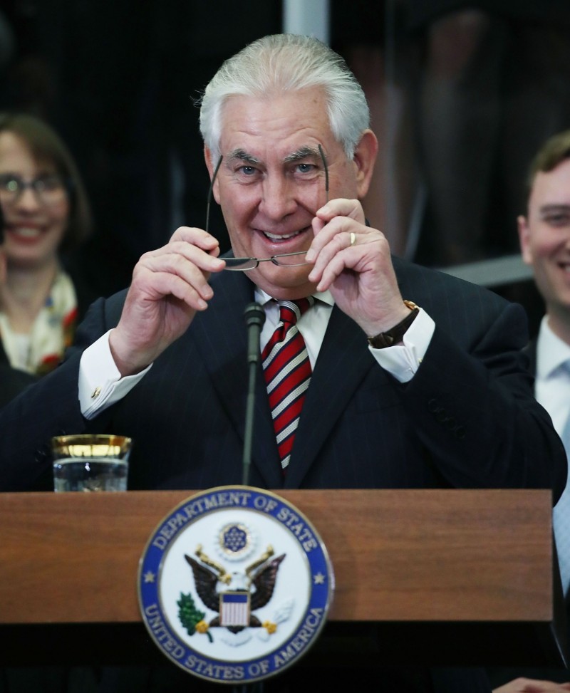美國新任國務卿提勒森。（法新社）