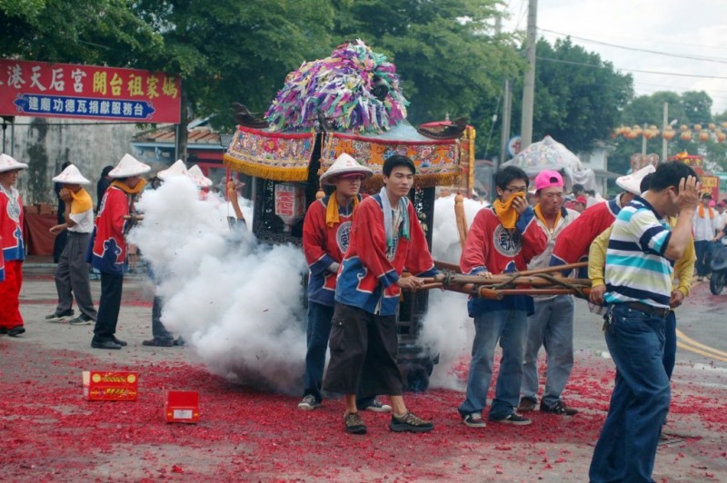 朝天宮媽祖神轎（郭喜斌攝）
