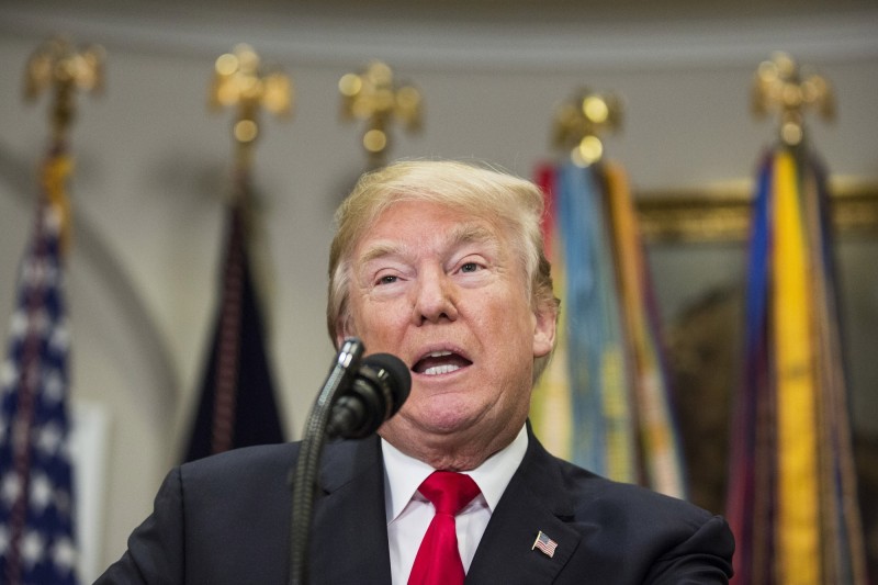 川普政府公布新版「國家安全戰略」，內容涉及對中國、俄羅斯、伊朗與北韓政策。（Bloomberg）