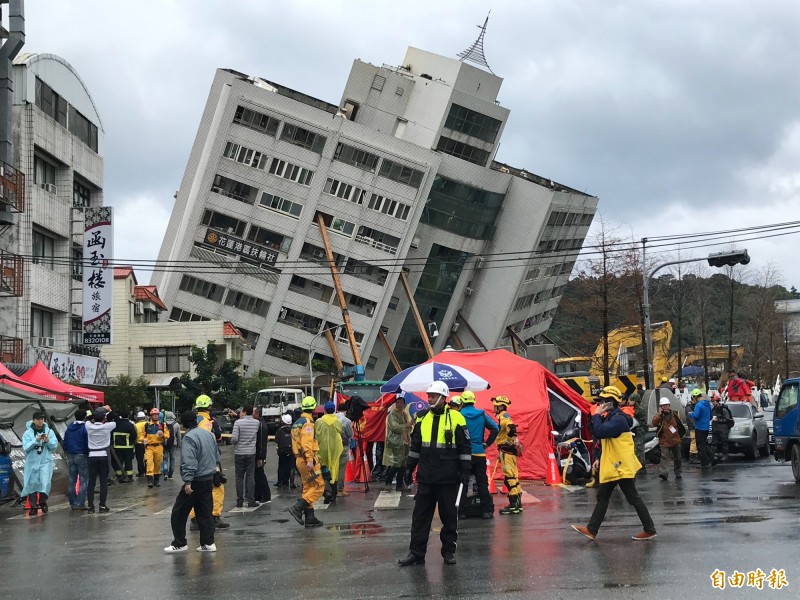 花蓮震災，重建戶恐超過300戶。（記者林敬倫攝）