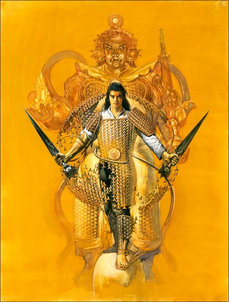 鄭問的作品《阿鼻劍》是水墨武俠的先驅。（鍾孟舜提供）