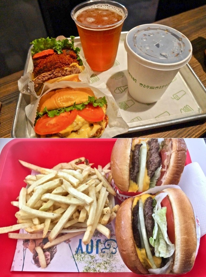 好吃的食物要色香味俱全，Shake Shack的漢堡光賣相就大勝In－N－Out。（圖：作者提供）