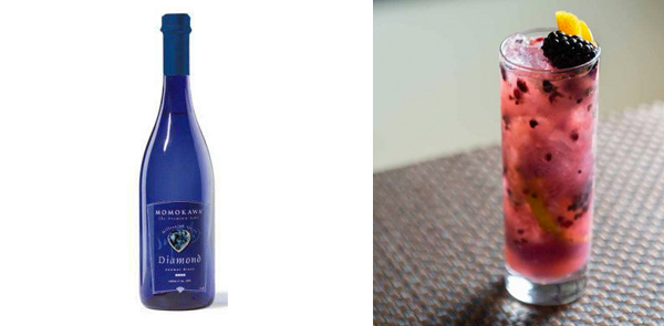 Momokawa Diamond純米大吟釀與Saké Sangria。（圖：Imbibe Magazine）