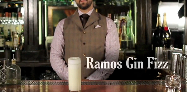 電影中Jim Meehan調製的Ramos Gin Fizz。（圖：4th Row Films）