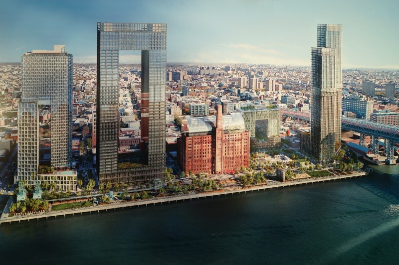 紐約市已經是一個高度發展的城市，但市區依舊可以看見新的都更計畫如火如荼的進行中。照片為Two Trees Management在威廉斯堡舊有糖廠計畫完成的開發計畫。（圖：作者提供）