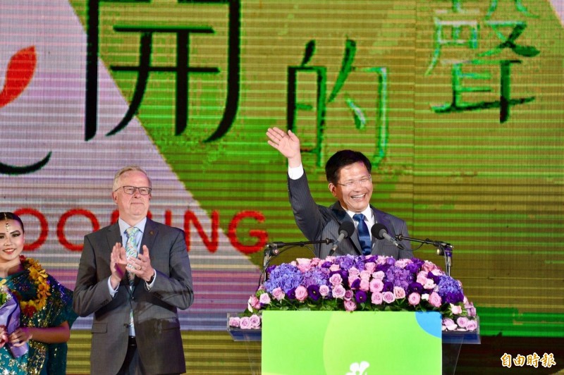 台中花博掀起全台熱潮，開幕晚會吸引百萬人收看。（台中市政府提供）