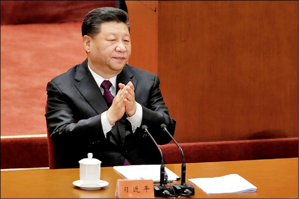 二○一九年伊始,中華人民共和國主席習近平發表所謂「告台灣同胞書四十週年」談話中正式宣告「九二共識,一國兩制」台灣方案解決統一問題(路透檔案照) 二○一九年伊始,中華人民共和國主席習近平發表所謂「告台灣同胞書四十週年」談話中正式宣告「九二共識,一國兩制」台灣方案解決統一問題(路透檔案照)