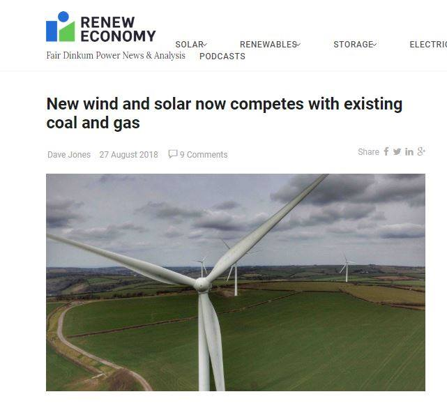 各種研究與實際案例顯示，再生能源與傳統化石燃料成本已漸有競爭力。