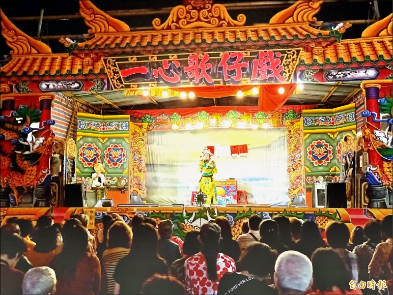 一心戲劇團要帶大家回到野台戲，看演員如何在千錘百鍊下成長。（記者楊媛婷攝）