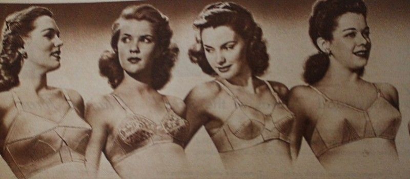現在回頭去看50年代的電影明星，會訝異她們的胸部都是尖的，當時流行非常堅挺的胸罩。（圖：網路）