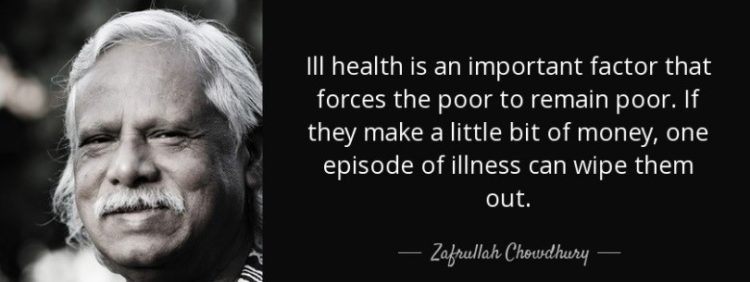 賈福拉醫師（Dr. Zafrullah Choudhury）是1982年藥品政策的推手。