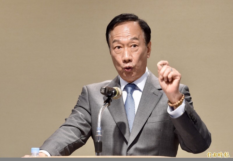 郭台銘的中立戰略，有部分當然可以令北京喜形於色，但是令北京憤怒的也一點都少不了。（本報資料照）