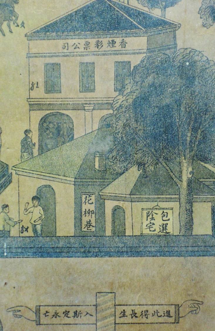 【圖 3】《寬窄路圖》細部。