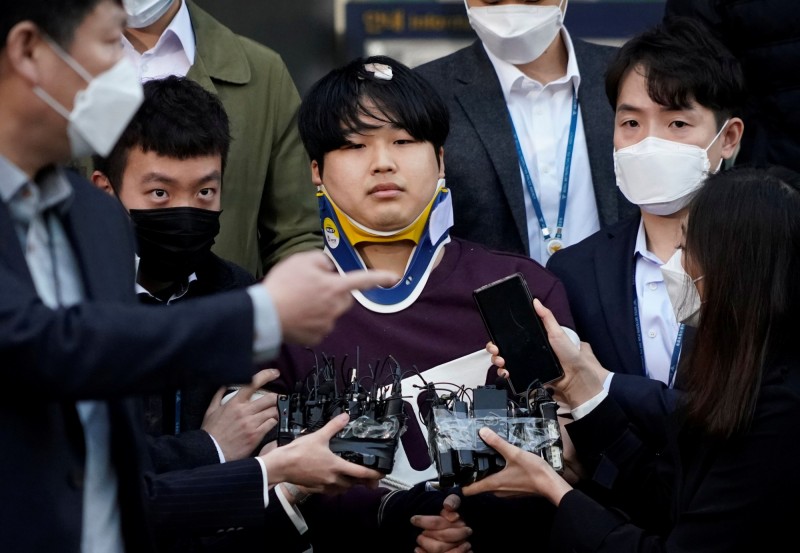 「N號房」主嫌之一暱稱「博士」的趙主彬（音譯）落網。（路透社）