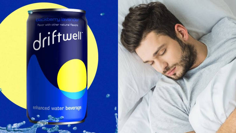 百事可樂對抗疫情的睡眠問題，推出含茶胺酸的助眠機能水 Driftwell。（圖片來源：百事可樂官網／網路照）