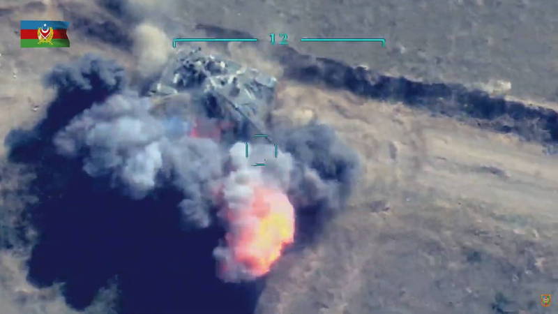 亞塞拜然共和國與其境內的飛地納戈爾諾—卡拉巴賀共和國於近日駁火開戰。（AP）