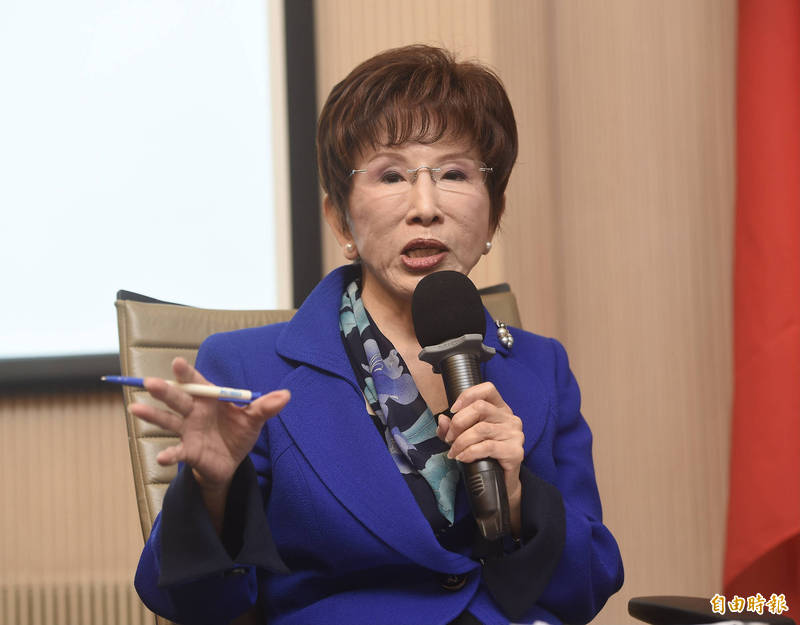 前國民黨主席洪秀柱。（資料照）