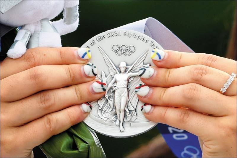 奧運的金牌、銀牌與銅牌，除了銀牌是貨真價實外，金牌與銅牌都是不純的。（EPA）