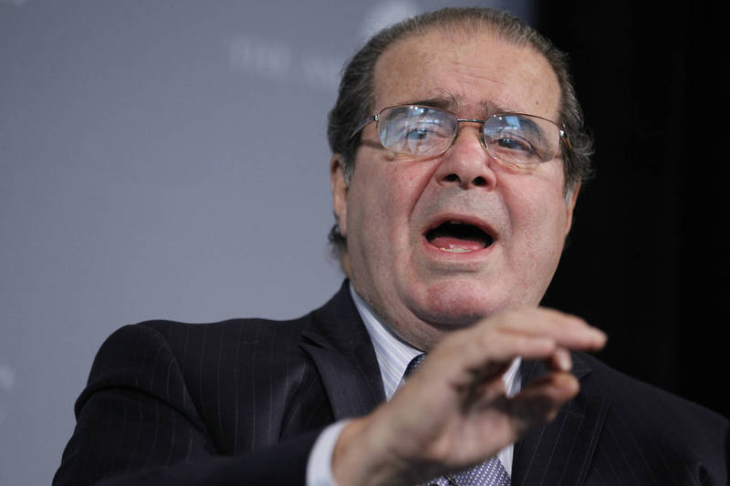 美國最高法院大法官 安東寧·史卡利亞（Antonin Scalia）（美聯社）
