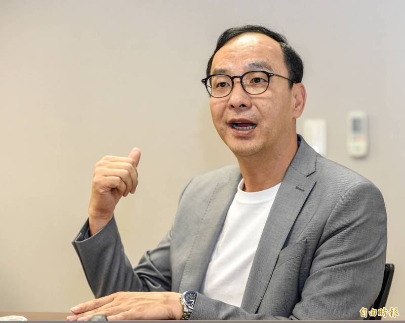 為何「抗中保台」卻成為國民黨主席朱立倫口中「一定罷掉」的理由？（資料照）