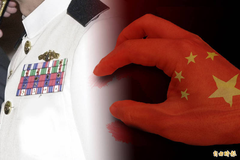中共對台灣的政治作戰曾經有很長時間是無效的，但黨國體系和黨國後裔的特權被剝奪之後，出現一批批貪生怕死和見利忘義的叛國賊，他們打著各種旗號往來兩岸，專靠中共營生，買辦兩岸特權，中共對台的政治作戰因之「死而復生」。（路透資料照，本報合成）