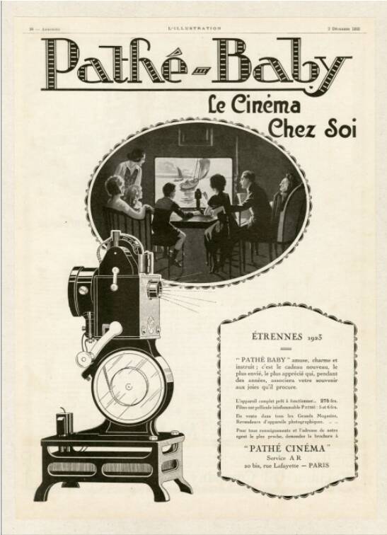 L’illustration雜誌內頁廣告，1922年12月2日。