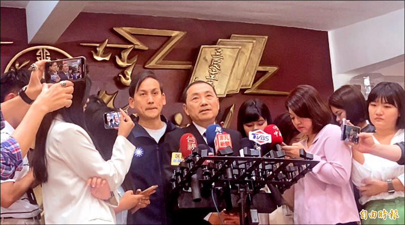 新北市長侯友宜。（記者闕敬倫攝）