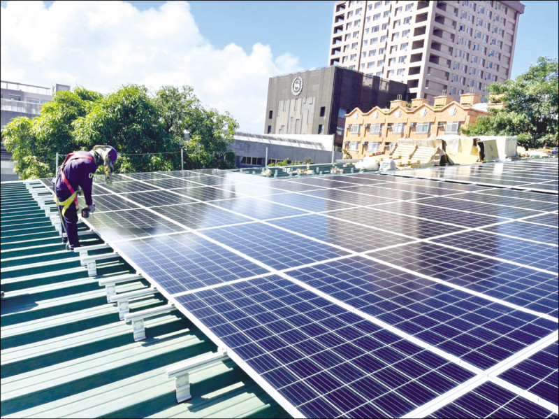 多數國外研究指出，太陽光電設施不會加劇熱島效應（台電提供）