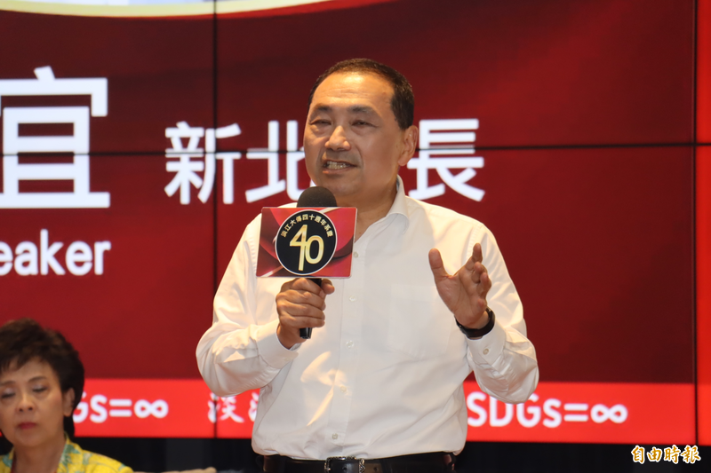  侯友宜在五月中接受國民黨徵召後，就幾乎沒有再針對兩岸政策與議題提出具體政策發言。（資料照）