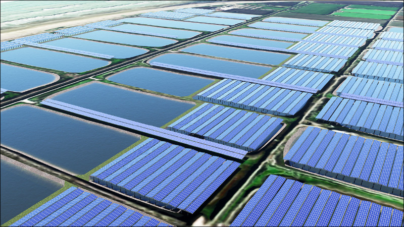 立法院會甫三讀通過修正「再生能源發展條例」部分條文，重點放在規範新建、增建或改建建築物，除了有受光條件不足或其他可免除情形外，應在屋頂設置一定容量的太陽能板。（資料照）