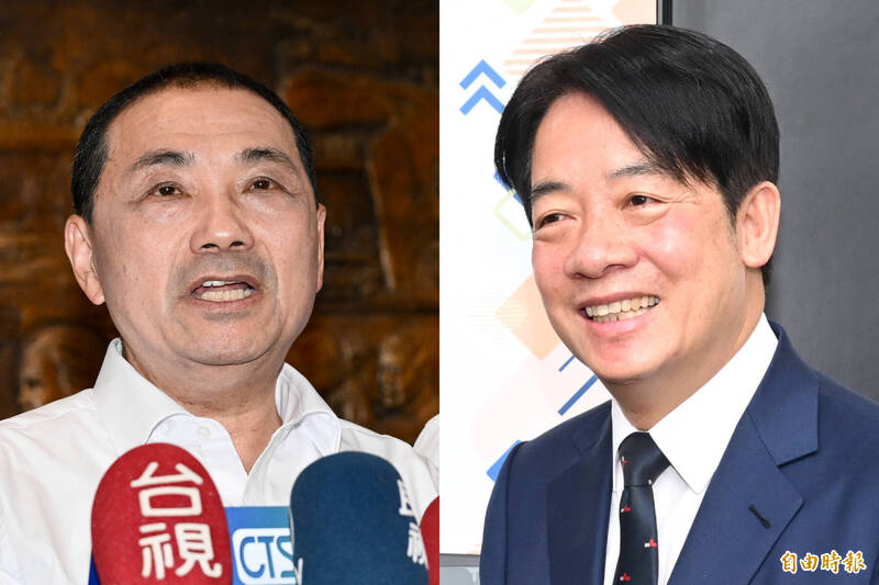 針對新北市幼兒園餵藥案，賴清德副總統（右）建議新北市府籌組「醫療小組」，協助孩童後續，侯友宜（左）竟請賴副總統交代檢方，趕快釐清藥物來源。所以，在侯市長眼中，副總統可以干預司法機關偵查？公然違反我國憲法，無視司法獨立？（報社合成／資料照）