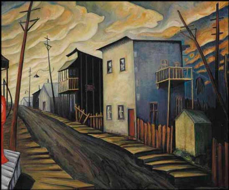 【圖4】Bess Harris, A Day’s End/Cobalt, circa 1928, oil on canvas, 88.9 x 106.7 cm, private collection.