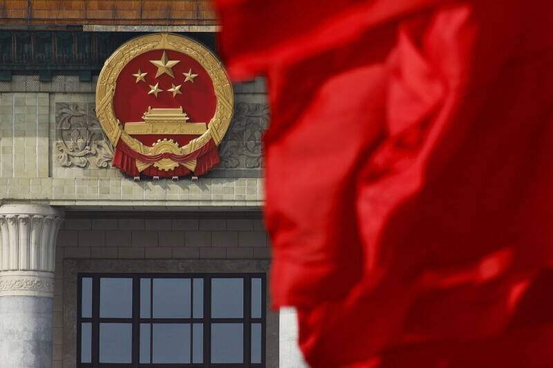 北京在16日發布了「《反分裂國家法》利劍高懸」的文章，再一次把反分裂國家法套用到兩岸關係上。（AP）