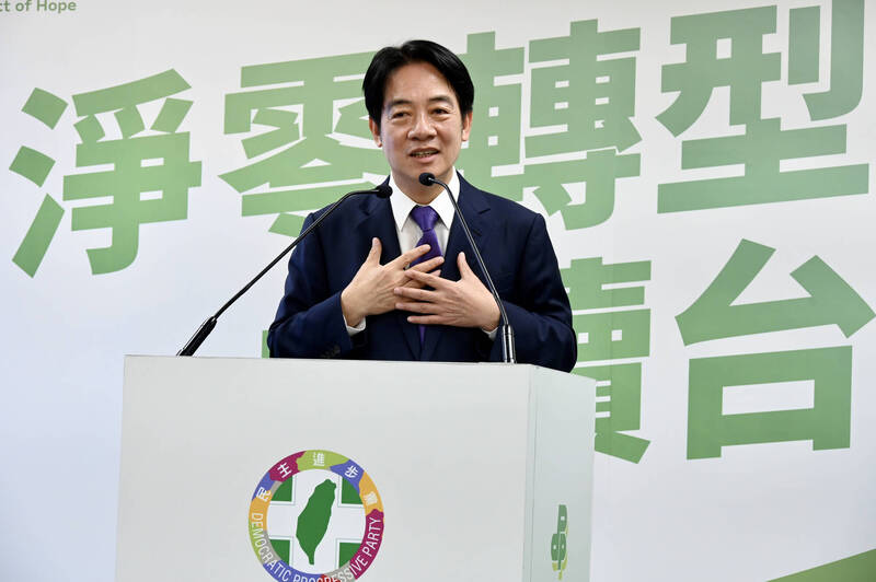 賴清德總統提出的「國家希望工程」在科技政策上，主要以「創新經濟、智慧國家」和「淨零轉型、永續台灣」為雙主軸，規劃台灣未來產業發展的方向。（資料照）