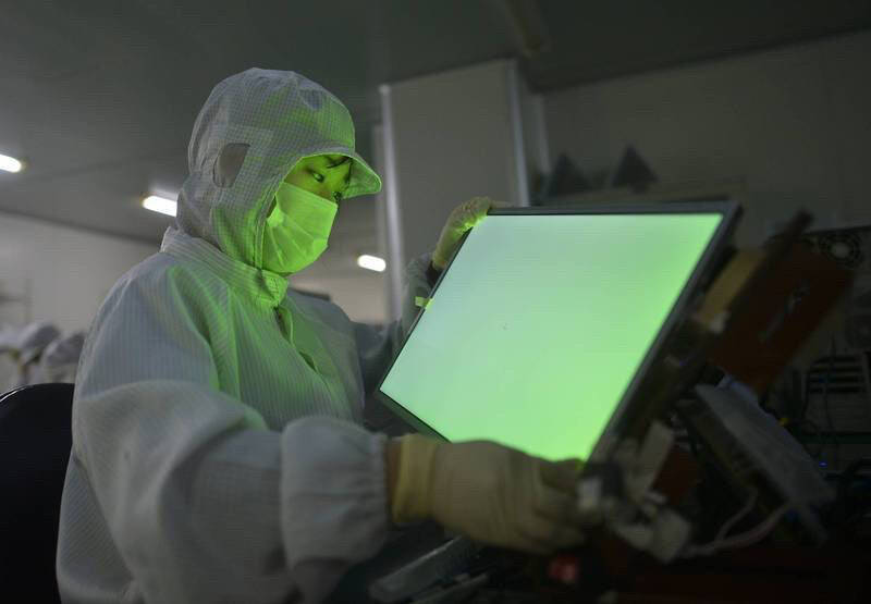 多年前，韓國企業在OLED技術領域可謂一枝獨秀，其技術水平和市場占有率均遠遠領先於中國。（路透檔案照）