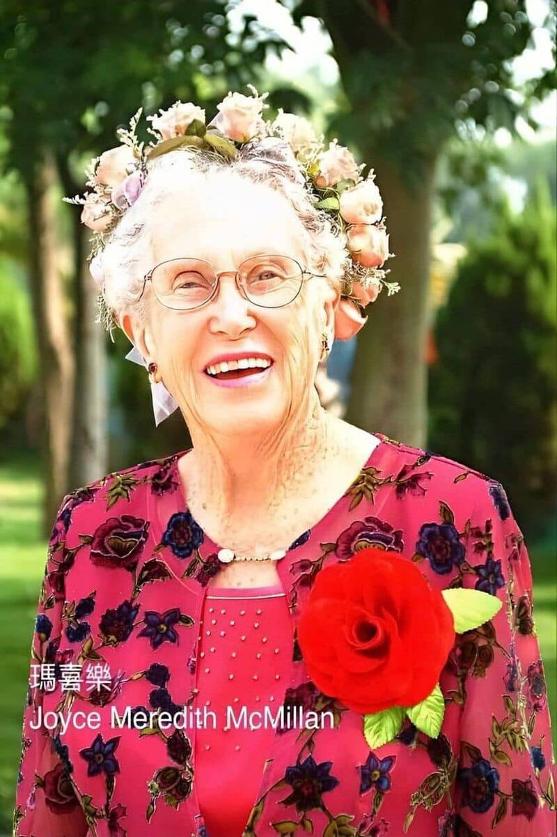 「美國媽祖」瑪喜樂惠台良多 。（取自貼文）