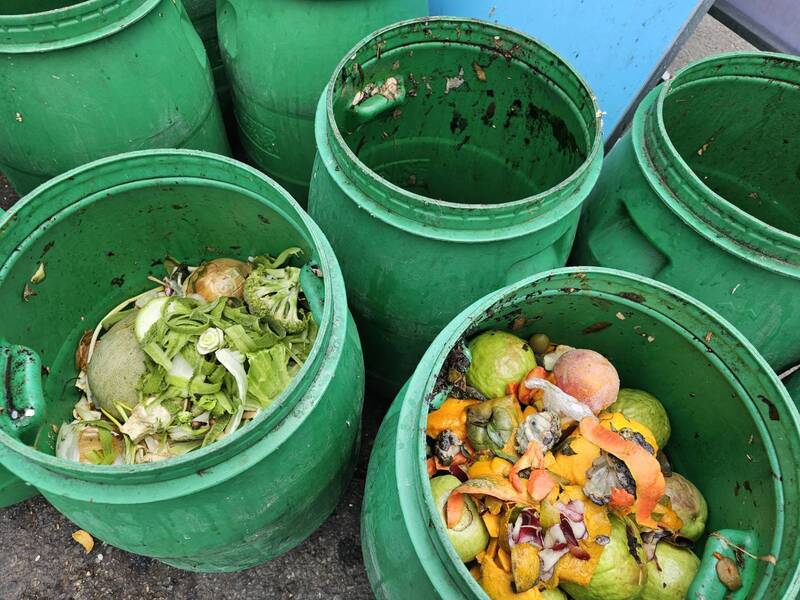 根據環保署的報告，台灣每日產生的廚餘量約為1萬公噸，其中高達70%仍然是可食用的食物。（記者劉曉欣攝）