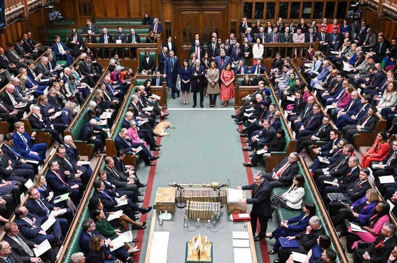 英國會通過挺台動議「2758不涉台」，並敦促英國政府加強對台灣的支持。（法新社檔案照）