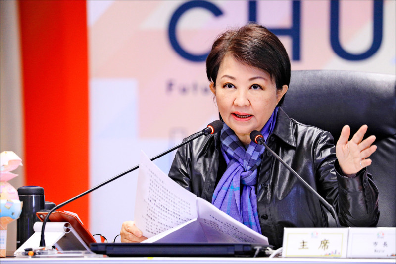 盧秀燕開始浮現在國民黨的二○二八點將錄。（台中市府提供）