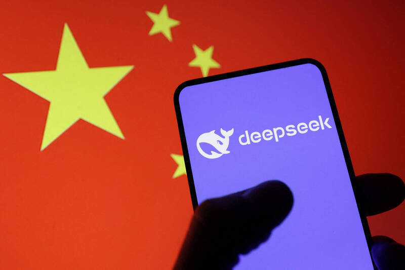 中國開發的AI 模型DeepSeek AI在春節期間突然爆紅，隨即引發資安疑慮。（路透檔案照）