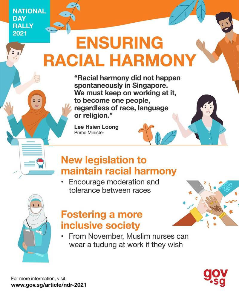 過去三年新加坡積極立法，以防止外國政府透過移民或組織干預新加坡政策與破壞種族和諧。（取自貼文）