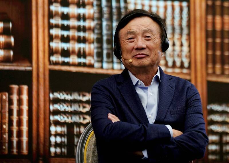 華為創辦人任正非認為，未來五年將是中國科技產業的生死關頭。（路透）