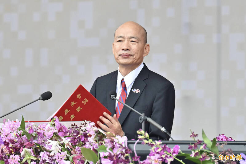 韓國瑜那樣的人當選立法院長。（資料照）