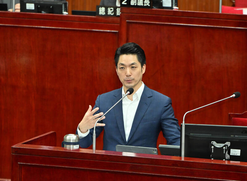 面對議員質詢「哪個國家要消滅中華民國？」台北市長蔣萬安怒嗆就是「民進黨與共產黨」，不敢說出「中國」二字。（資料照）